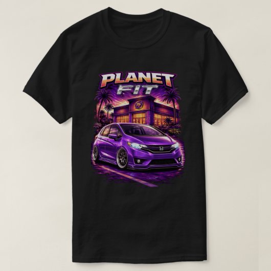 Honda Fit 3. Generation Planet Fit T-Shirt (Design vorne)
