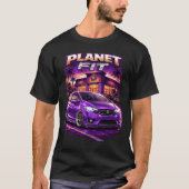 Honda Fit 3. Generation Planet Fit T-Shirt (Vorderseite)