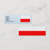 Honda, Kolumbien Mini Visitenkarte (Vorne/Hinten)