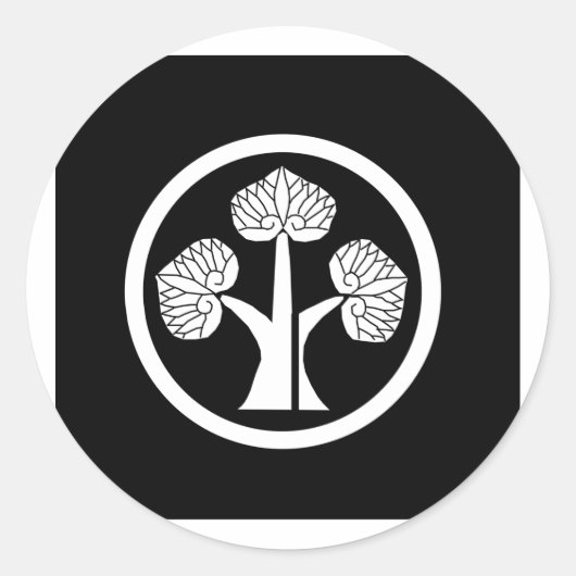 Honda mon, Japan Runder Aufkleber (Vorderseite)