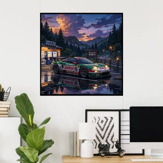 Honda NSX GT Poster (Heimbüro)