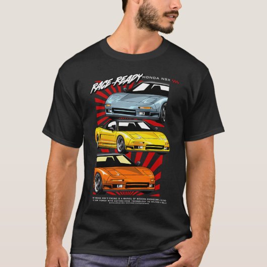 Honda Nsx Racing T-Shirt (Vorderseite)