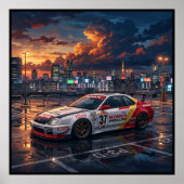 Honda Prelude Tourenwagen Poster (Vorne)