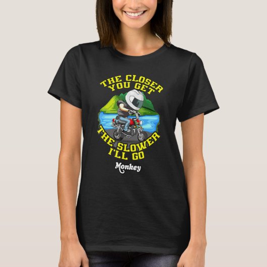 Hondas Monkey für Männer Frauen T-Shirt (Vorderseite)