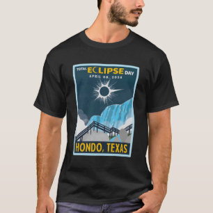 Hondo Texas Total Solar Eclipse 2024 T-Shirt