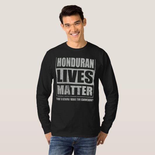 Honduran Carneada Catracho Küche T-Shirt (Vorne ganz)