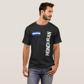 Honduran Flag And Honduras Roots T-Shirt (Vorne ganz)