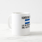 Honduran Girl Honduras Flag Honduras Roots Kaffeetasse (Vorderseite Links)