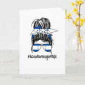 Honduran Girl Honduras Flag Honduras Roots Karte (Gelbe Blume)