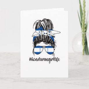 Honduran Girl Honduras Flag Honduras Roots Karte