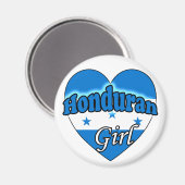 Honduran Girl Magnet (Vorderseite/Rückseite)