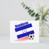 Honduran Soccer Team Postkarte (Stehend Vorderseite)
