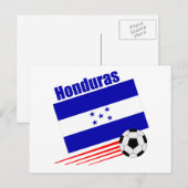 Honduran Soccer Team Postkarte (Vorne/Hinten)