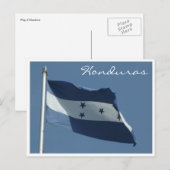honduranische Flagge Postkarte (Vorne/Hinten)