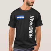 honduranische Flagge und Honduras-Wurzeln T-Shirt (Vorderseite)