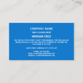 Honduranische Flagge und Wappen, Flagge Honduras Visitenkarte (Rückseite)