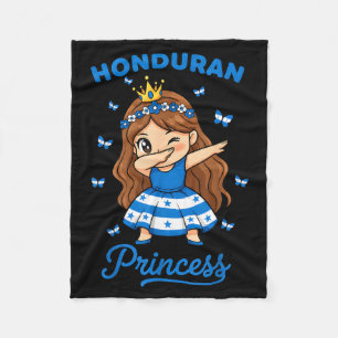 Honduranische Prinzessin dabbing süßes Mädchen hon Fleecedecke