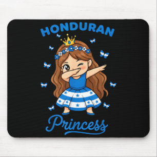 Honduranische Prinzessin dabbing süßes Mädchen Hon Mousepad