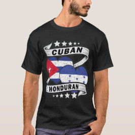 honduranische und kubanische Flagge T-Shirt