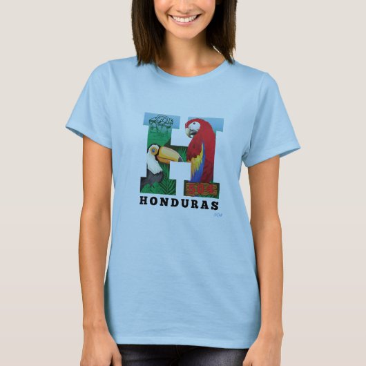 Honduras 504 H Guacamaya 04 T-Shirt (Vorderseite)