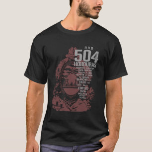 Honduras 504 HND Catracho - Honduran Escudo Hondur T-Shirt
