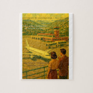 Honduras AEROPUERTO TONCONTIN Retro poster Puzzle