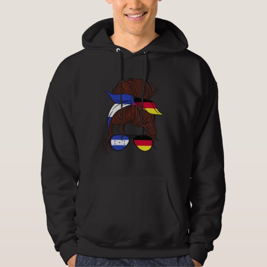 Honduras and Germany Mix Half Honduran half German Hoodie (Vorderseite)