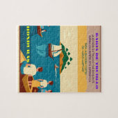 Honduras BAHIA DE TRUJILLO Retro poster Puzzle (Horizontal)