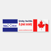 Honduras Canada Autoaufkleber (Vorne)