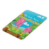 honduras Cartoon Travel Print. Magnet (Linke Seite)