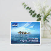 Honduras - Cayos Cochinos - Postkarte (Stehend Vorderseite)