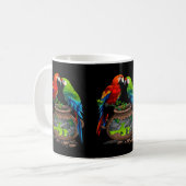 Honduras, Copan maya, loros Kaffeetasse (Vorderseite Links)