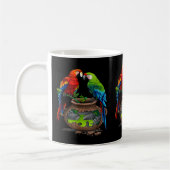 Honduras, Copan maya, loros Kaffeetasse (Links)
