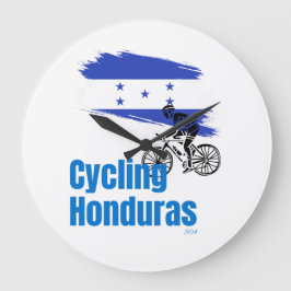 Honduras Cycling Reloj de Pared Große Wanduhr