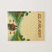 Honduras EL PARAISO Retro poster Puzzle (Horizontal)