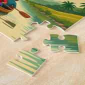 Honduras EL PARAISO Retro poster Puzzle (Seite)