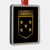 Honduras Emblem Silbernes Ornament (Rechts)