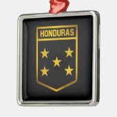 Honduras Emblem Silbernes Ornament (Links)