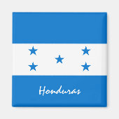 Honduras Fahne & Amerika Ferien-/Sportfans Magnet (Vorne)