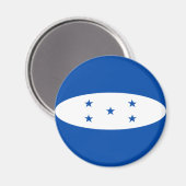 Honduras Fisheye Flag Magnet (Vorderseite/Rückseite)