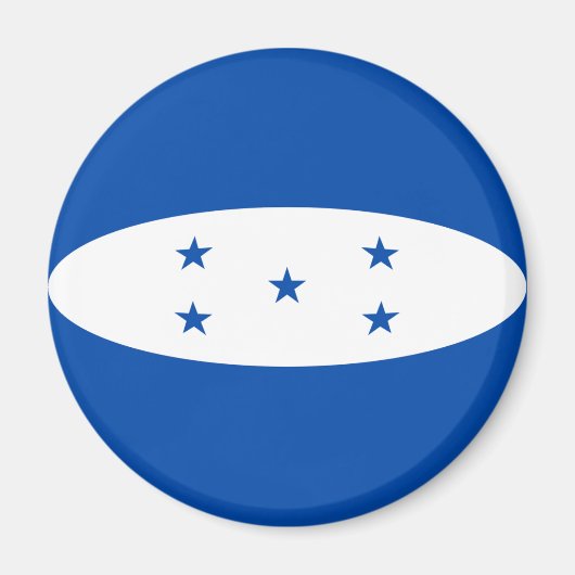 Honduras Fisheye Flag Magnet (Vorne)