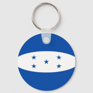 Honduras Fisheye Flag Schlüsselanhänger