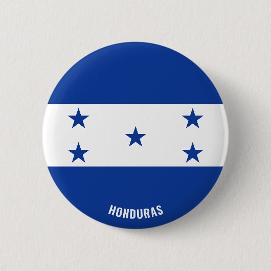 Honduras Flag Charming Patriotic Button (Vorderseite)