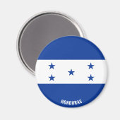 Honduras Flag Charming Patriotic Magnet (Vorderseite/Rückseite)