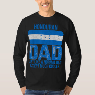Honduras-Flag-Design für Vintagen honduranischen V T-Shirt