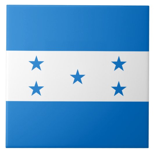 Honduras flag fliese (Vorderseite)