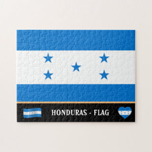 Honduras Flag & Honduras Land / Honduras Puzzle