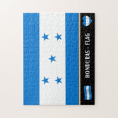 Honduras Flag & Honduras Land / Honduras Puzzle (Vertikal)