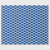 Honduras Flag Honeycomb Wrapping Paper Geschenkpapier (Flach)