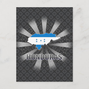 Honduras Flag Karte 2.0